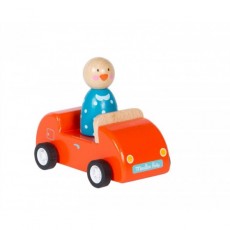 Voiture rouge de Jeanne La Grande Famille - Moulin Roty