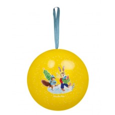 Boule jaune en métal 7 cm - La Grande Famille - Moulin Roty