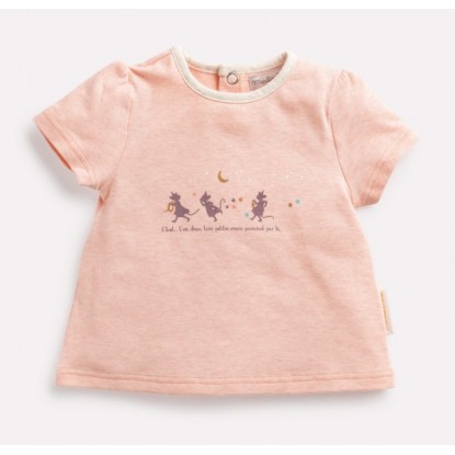 TEONIE T-Shirt souris Les Petits Habits Il était une fois printemps - été 2018 - Moulin Roty