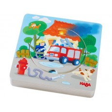 Puzzle en bois Pompiers - Haba