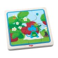 Puzzle en bois La souris aux fraises - Haba