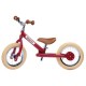 Trybike acier Vintage, Draisienne Rouge 2 roues - Trybike