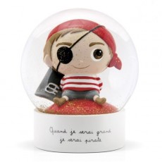 Boule à neige - Pirate - Quand je serai grand(e) par Isabelle Kessedjan
