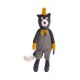 Peluche chat gris Alphonse Les Moustaches - Moulin Roty