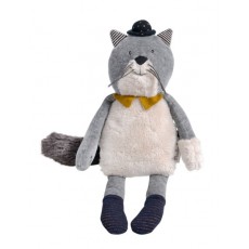 Peluche chat gris clair Fernand Les Moustaches - Moulin Roty