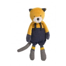Peluche chat moutarde Lulu Les Moustaches - Moulin Roty
