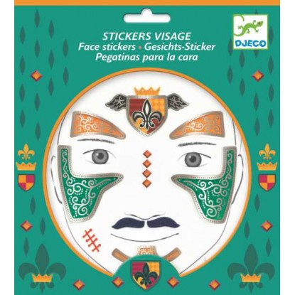Stickers visage - Chevalier - Djeco