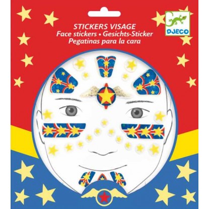 Stickers visage - Super héros - Djeco