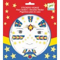 Stickers visage - Super héros - Djeco