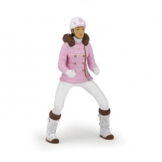 Figurine Cavalière fashion hiver - Papo