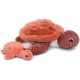 Peluche tortue maman bébé terracotta - Les Ptipotos by Les Déglingos