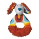 Hochet rond Antoine le chien - La Happy Farm - Ebulobo