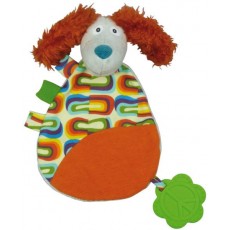 Doudou plat Antoine le chien - La Happy Farm - Ebulobo