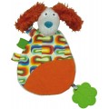 Doudou plat Antoine le chien - La Happy Farm - Ebulobo