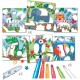 Tableaux Faciles, Coloriage magique "Les Animocolo" - Créa Lign'