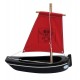 Bateau Thonier 22 cm coque noire - Tirot