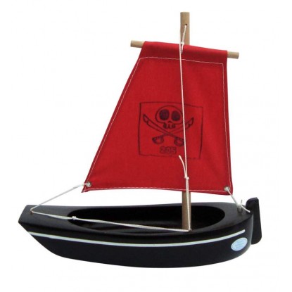 Bateau Thonier 22 cm coque noire - Tirot