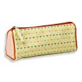 Trousse triangle - canvas imprimé - Confettis vert  - mini labo - Atomic Soda