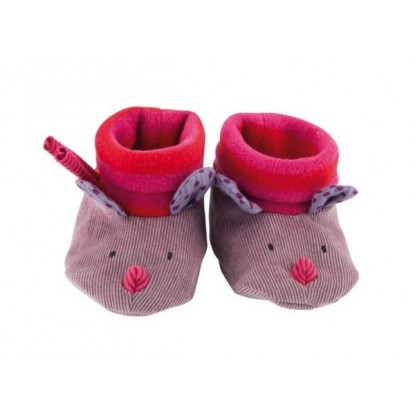 Chaussons souris - Les Jolis pas beaux -  Moulin Roty