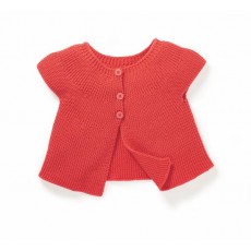 Tricot corail Olwen Les Petits Habits Papoum été - Moulin Roty