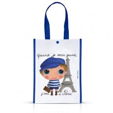 Petit sac cabas Paris Garçon - Quand je serai grand(e) par Isabelle Kessedjan