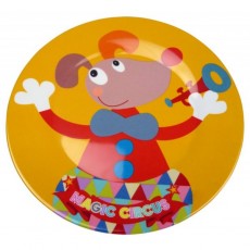 Assiette plate design Magic Circus - Ebulobo