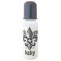 Biberon Fleur de Lis Foncé - Rock Star Baby