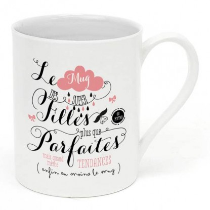 Mug porcelaine - Filles plus que parfaites - Créa Bisontine