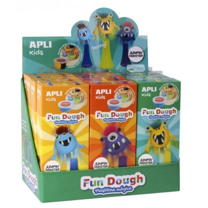 Monstres Sauteurs 'Fun Dough' - APLI Kids