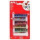 6 tubes de paillettes en poudre - APLI Kids