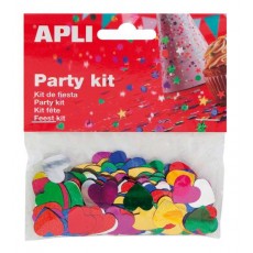 Sachet de confettis coeurs - APLI Kids