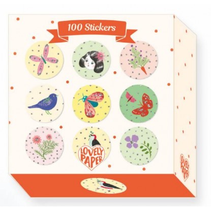 100 Stickers Chichi - Lovely Paper by Djeco