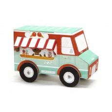 Camion de glaces 3D en carton à assembler - Krooom