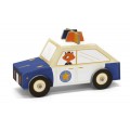 Voiture de police 3D en carton à assembler - Krooom