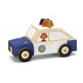 Voiture de police 3D en carton à assembler - Krooom