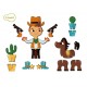 Le Cowboy - Puzzle 3D - Krooom