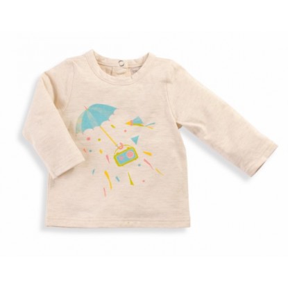 Naomie Tee-shirt crème Les Petits Habits Tartempois hiver 2017 - Moulin Roty