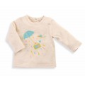 Naomie Tee-shirt crème Les Petits Habits Tartempois hiver 2017 - Moulin Roty