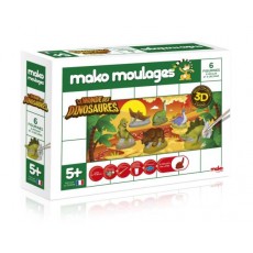 Moulage en plâtre Le monde des dinosaures - Mako Créations