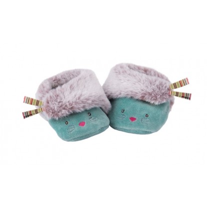 Chaussons bleue  Les Pachats - Moulin Roty